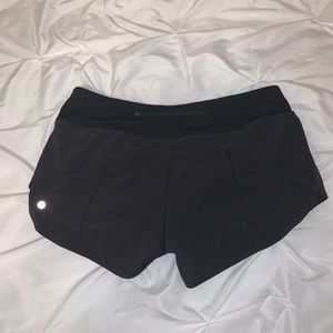 Lululemon speed up short. 4 inch inseam, size 8